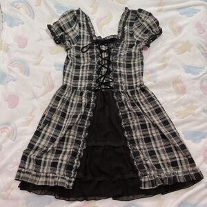 Axes Femme | Plaid dress